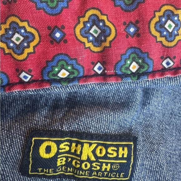 Vintage OshKosh High Rise Utility Jeans Straight Leg Workwear Denim 34 X 29 - Picture 12 of 14